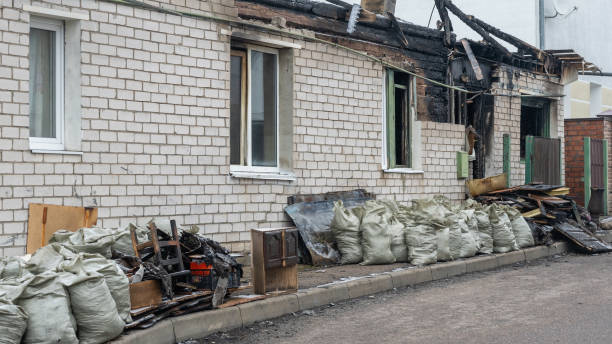Professional Fire Damage Removal technician working in District of Columbia, DC